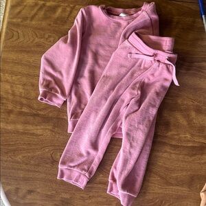 H&M Soft Pink Toddler sweat outfit